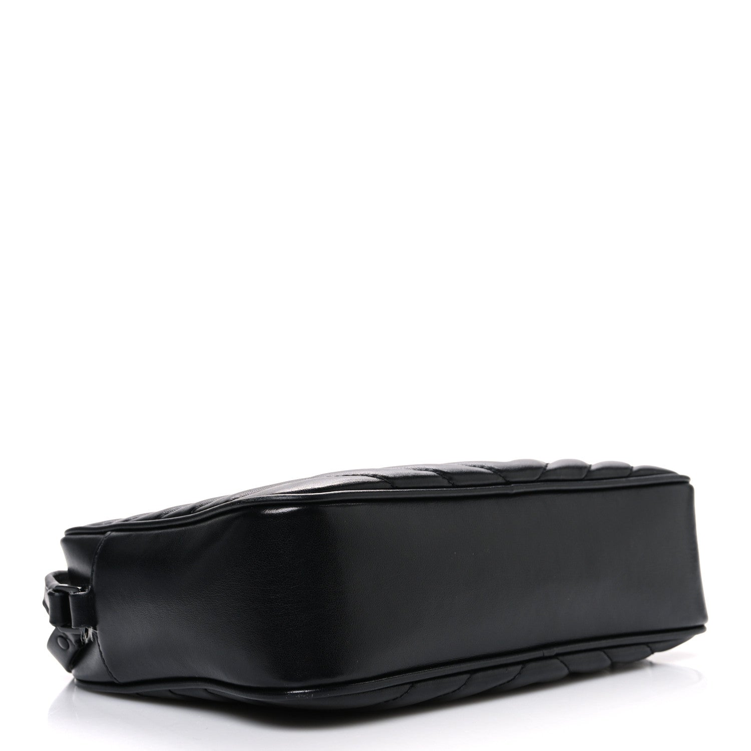 Saint Laurent Calfskin Matelasse Monogram Monochrome Lou Camera Bag Black 4 of 13
