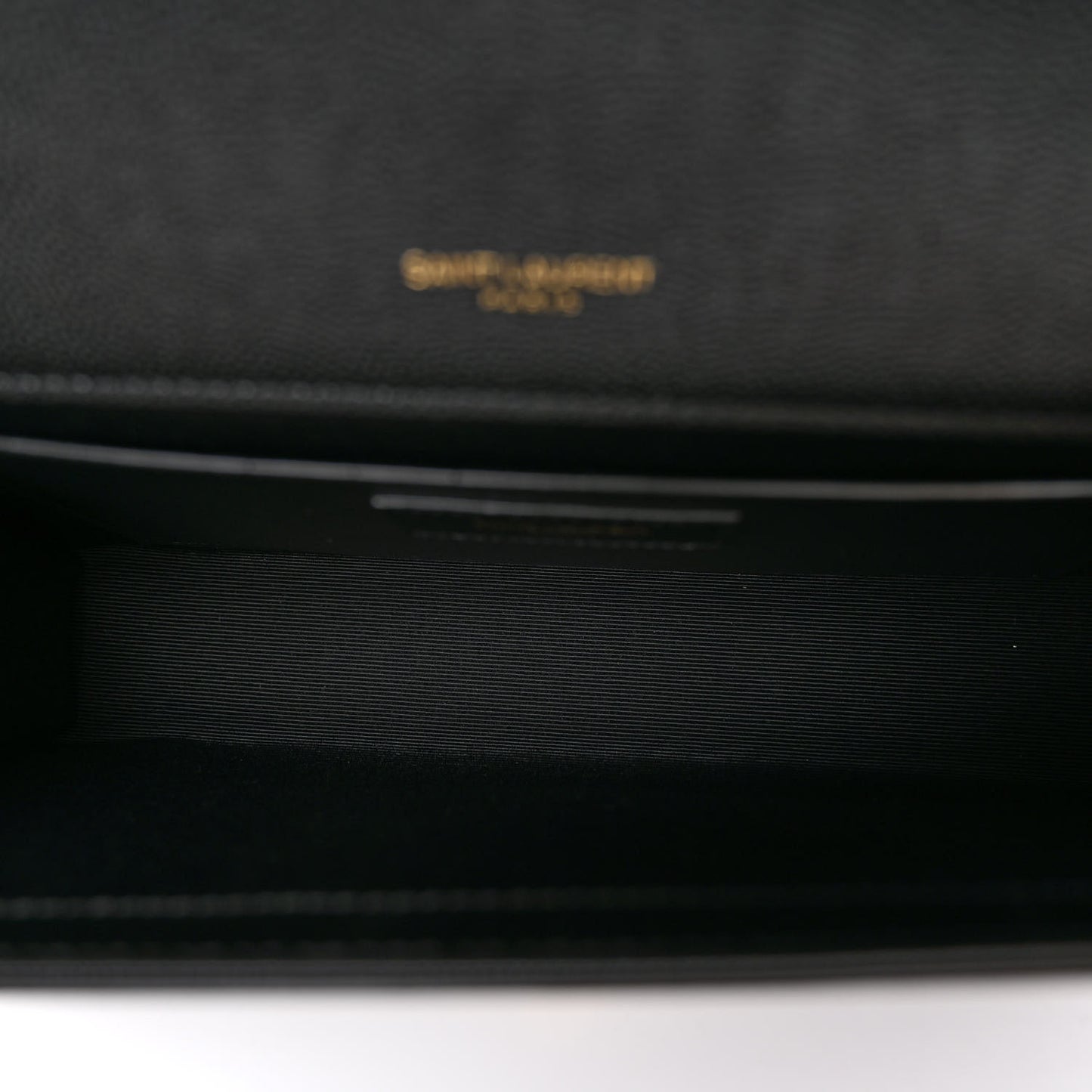Grain De Poudre Medium Classic Monogram Kate Satchel Black