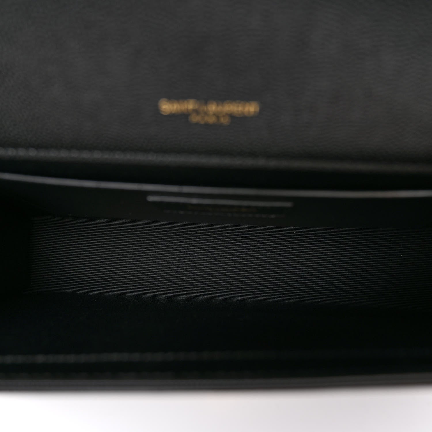 Saint Laurent Grain De Poudre Medium Classic Monogram Kate Satchel Black 5 of 9