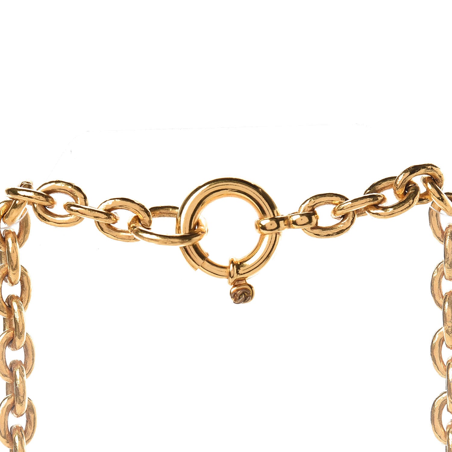 Chanel Triple CC Chain Necklace Gold 5 of 6