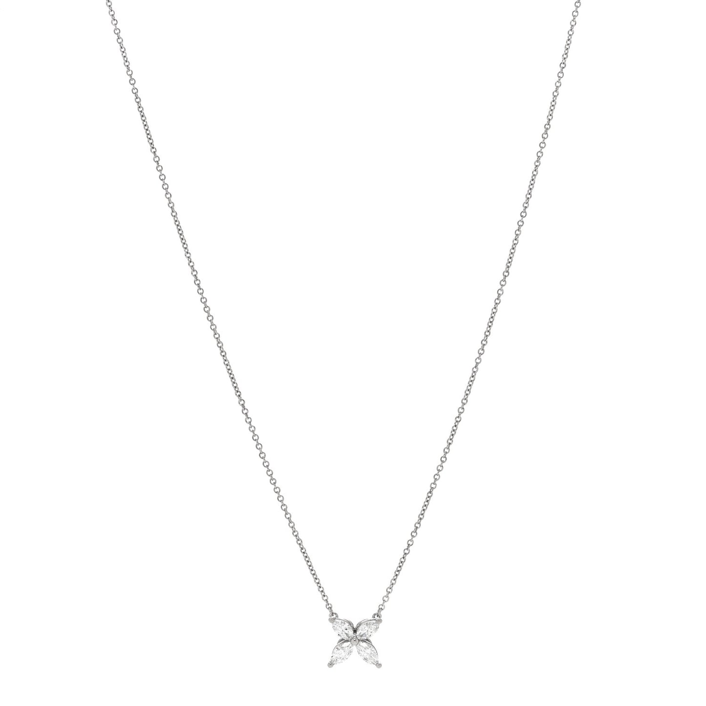 Platinum Diamond Medium Victoria Necklace