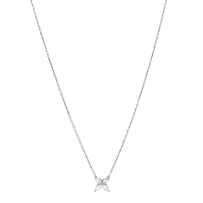 Tiffany Platinum Diamond Medium Victoria Necklace 1 of 6