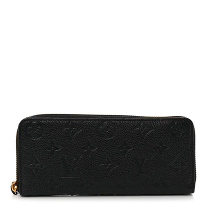 Louis Vuitton Empreinte Clemence Wallet Black 1 of 7
