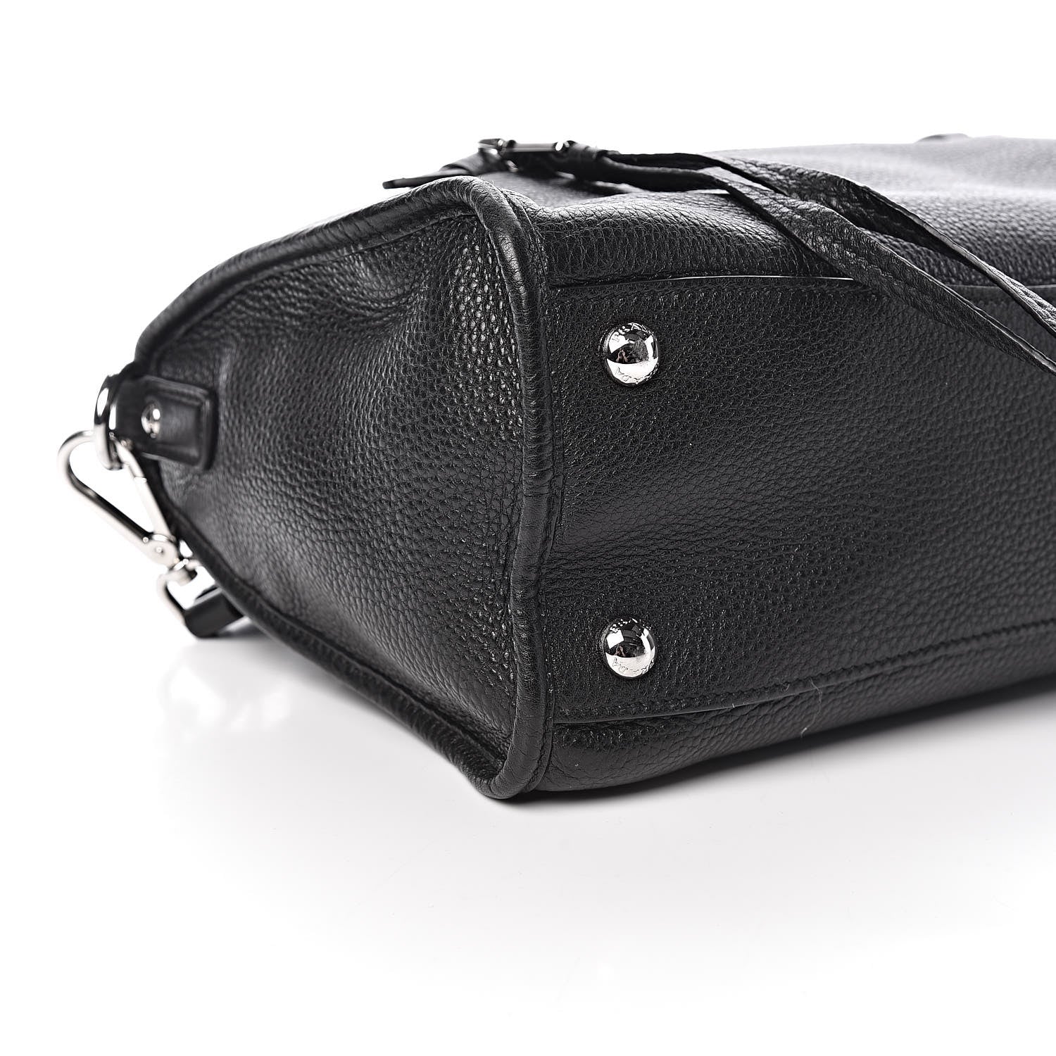 Prada Vitello Daino Shopping Satchel Black 9 of 11