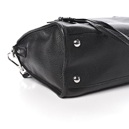 Prada Vitello Daino Shopping Satchel Black 9 of 11