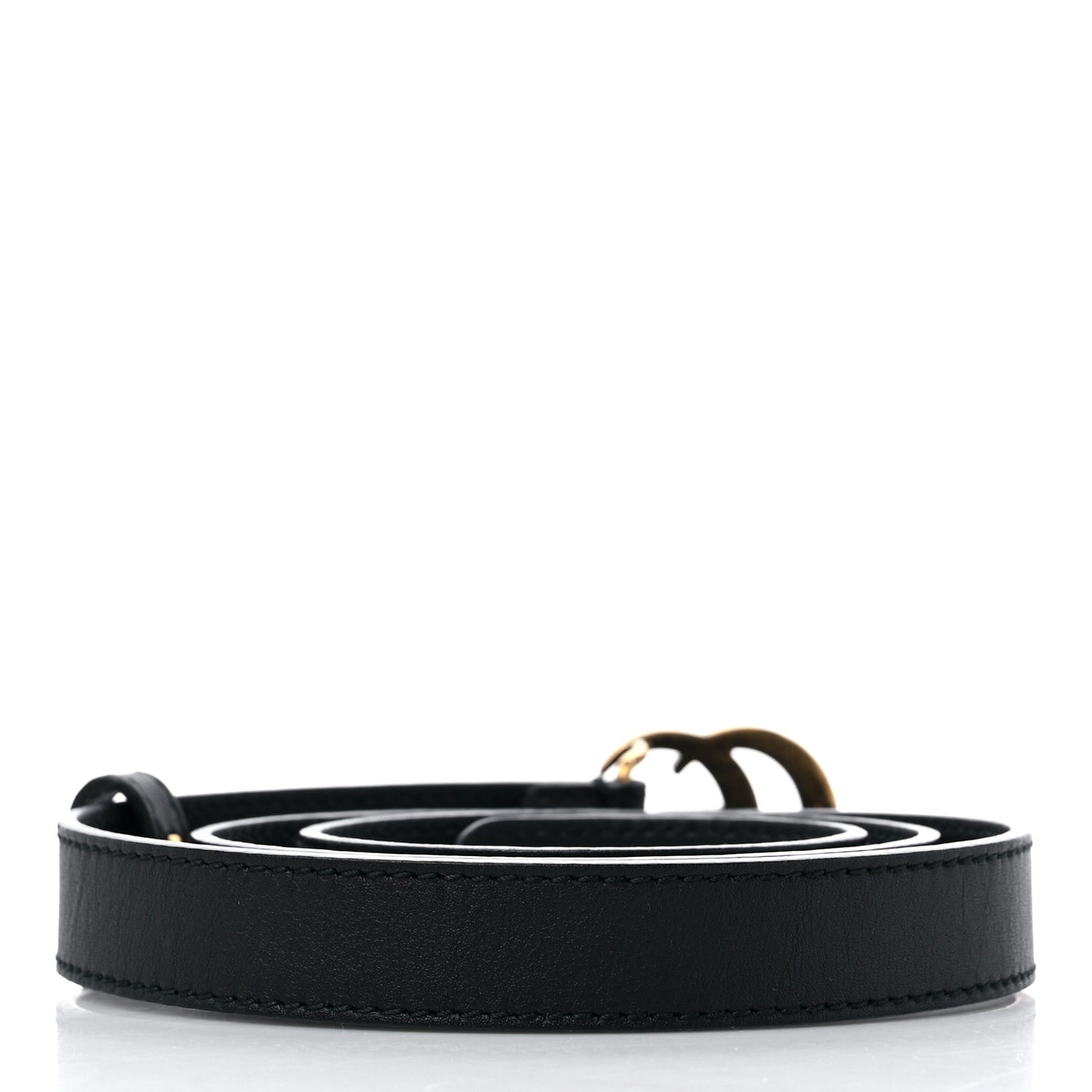 Calfskin Double G 20mm Belt 80 32 Black