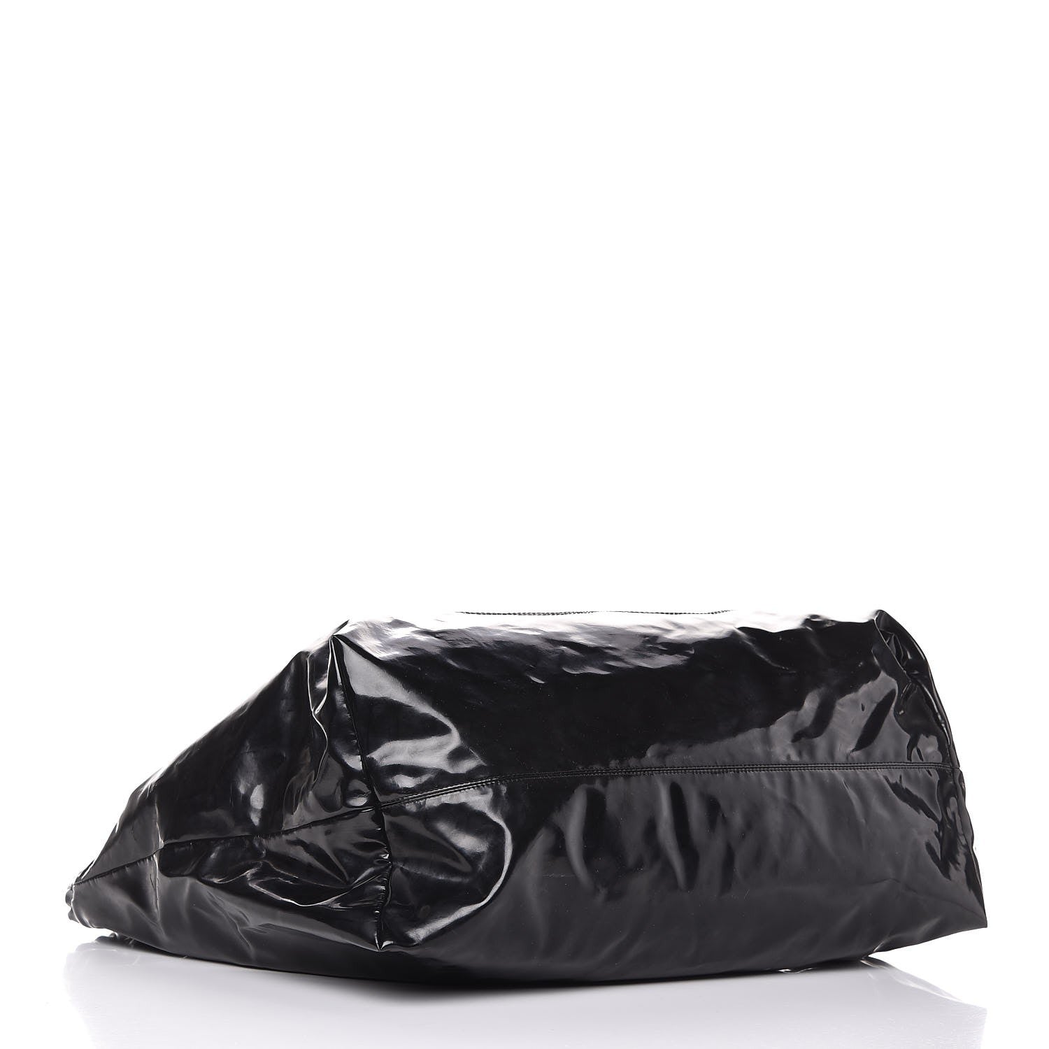 Chanel Vinyl XL Coco Cabas Black 4 of 8