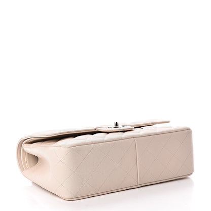 Chanel Caviar Quilted Jumbo Double Flap Light Beige 4 of 10