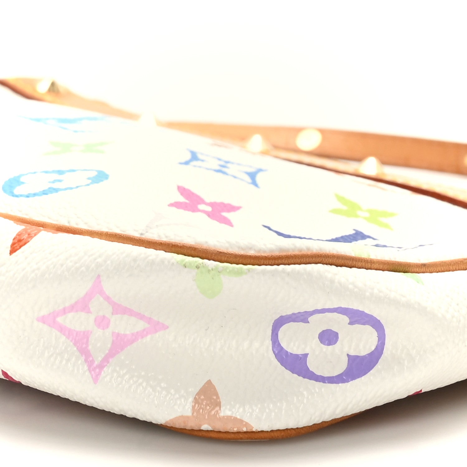 Louis Vuitton Monogram Multicolor Pochette Accessories White 10 of 10