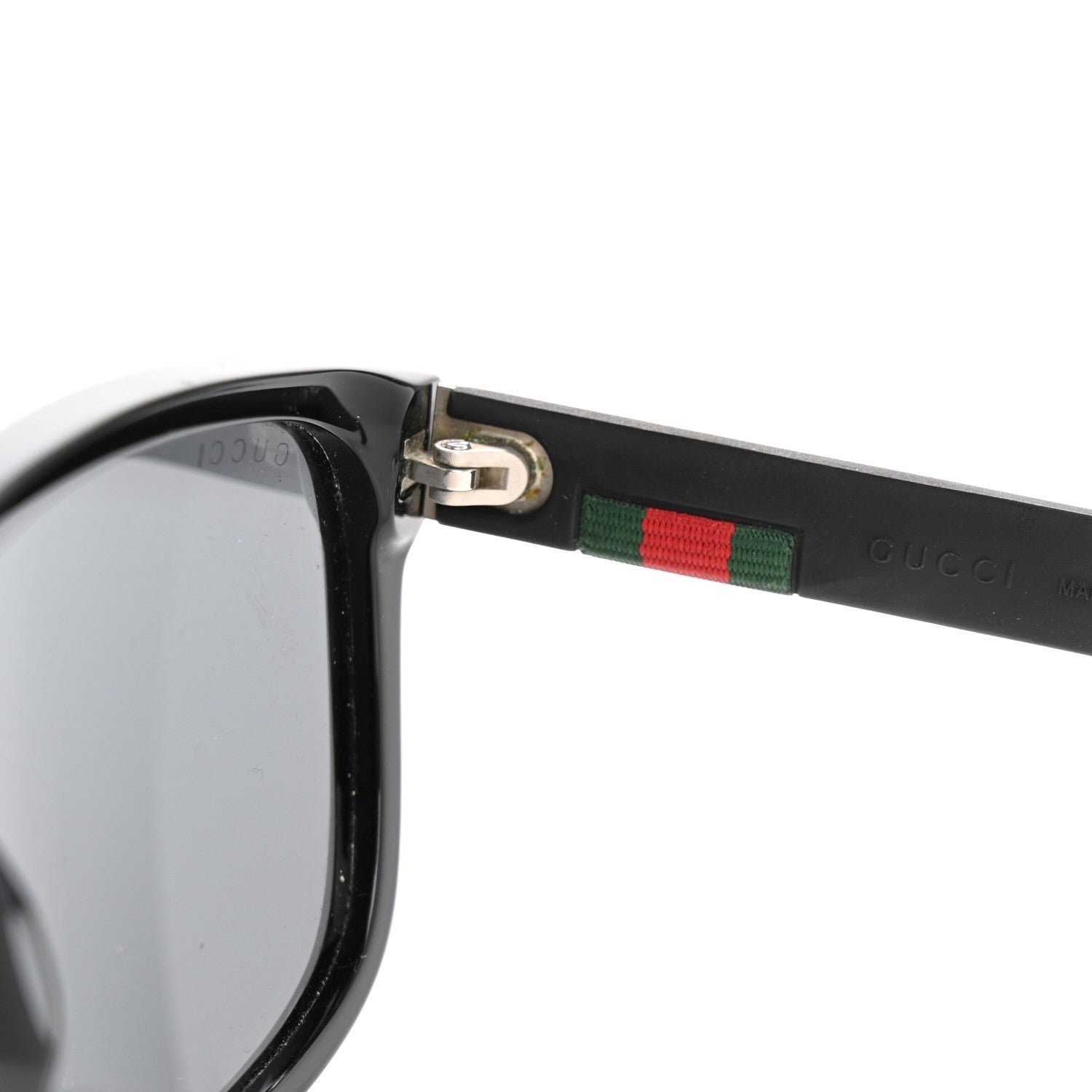 Gucci Web Square Frame GG0010S Sunglasses Black 5 of 9