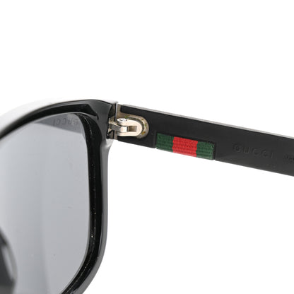 Gucci Web Square Frame GG0010S Sunglasses Black 5 of 9