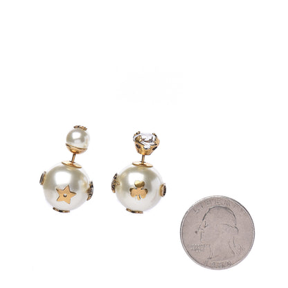 Christian Dior Mise En Dior Tribal Crystal Charm Earrings 2 of 5