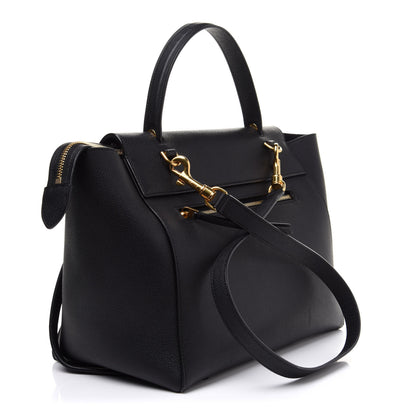 Celine Grained Calfskin Mini Belt Bag Dark Taupe 4 of 12