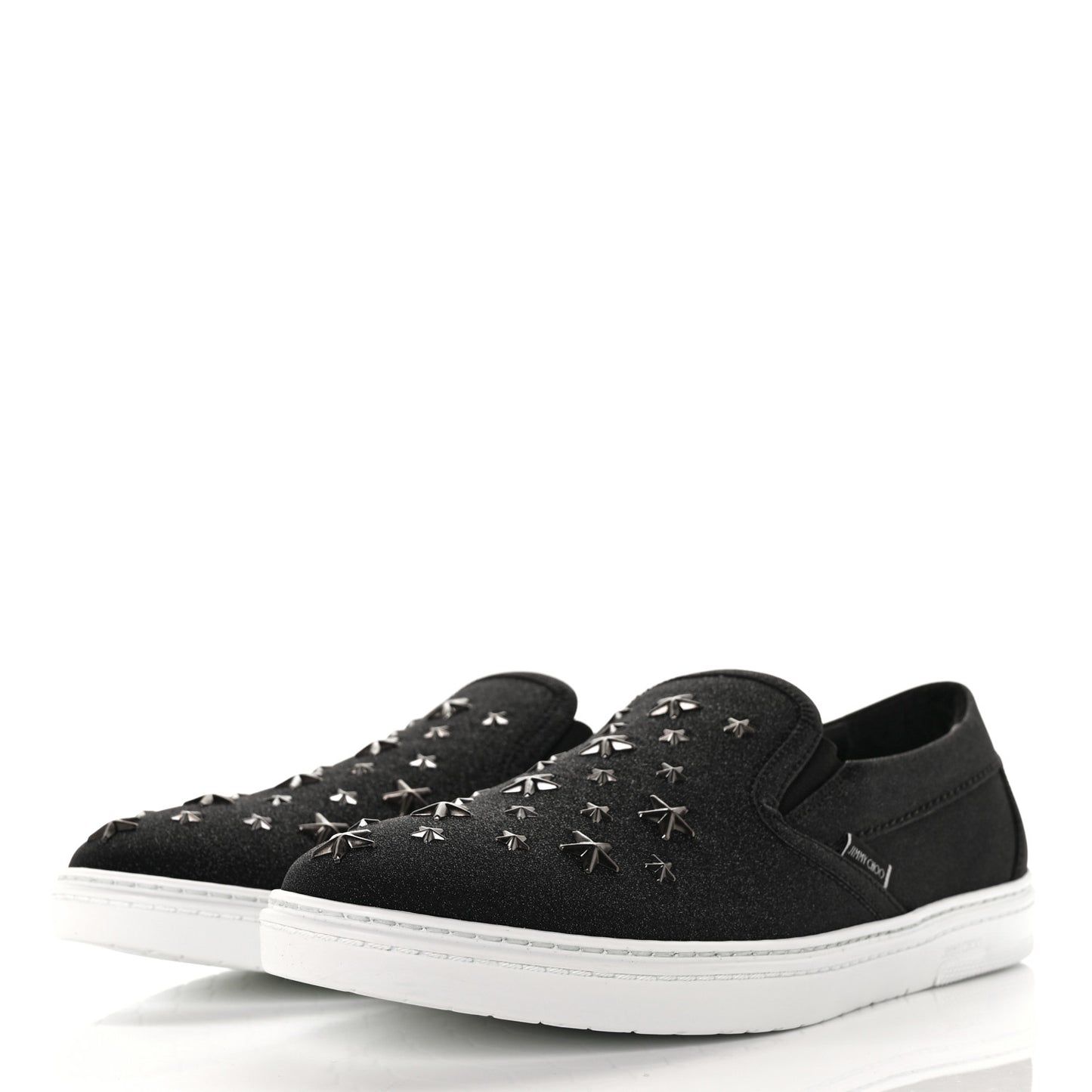 Fine Glitter Suede Mens Grove Sneakers 43.5 Black