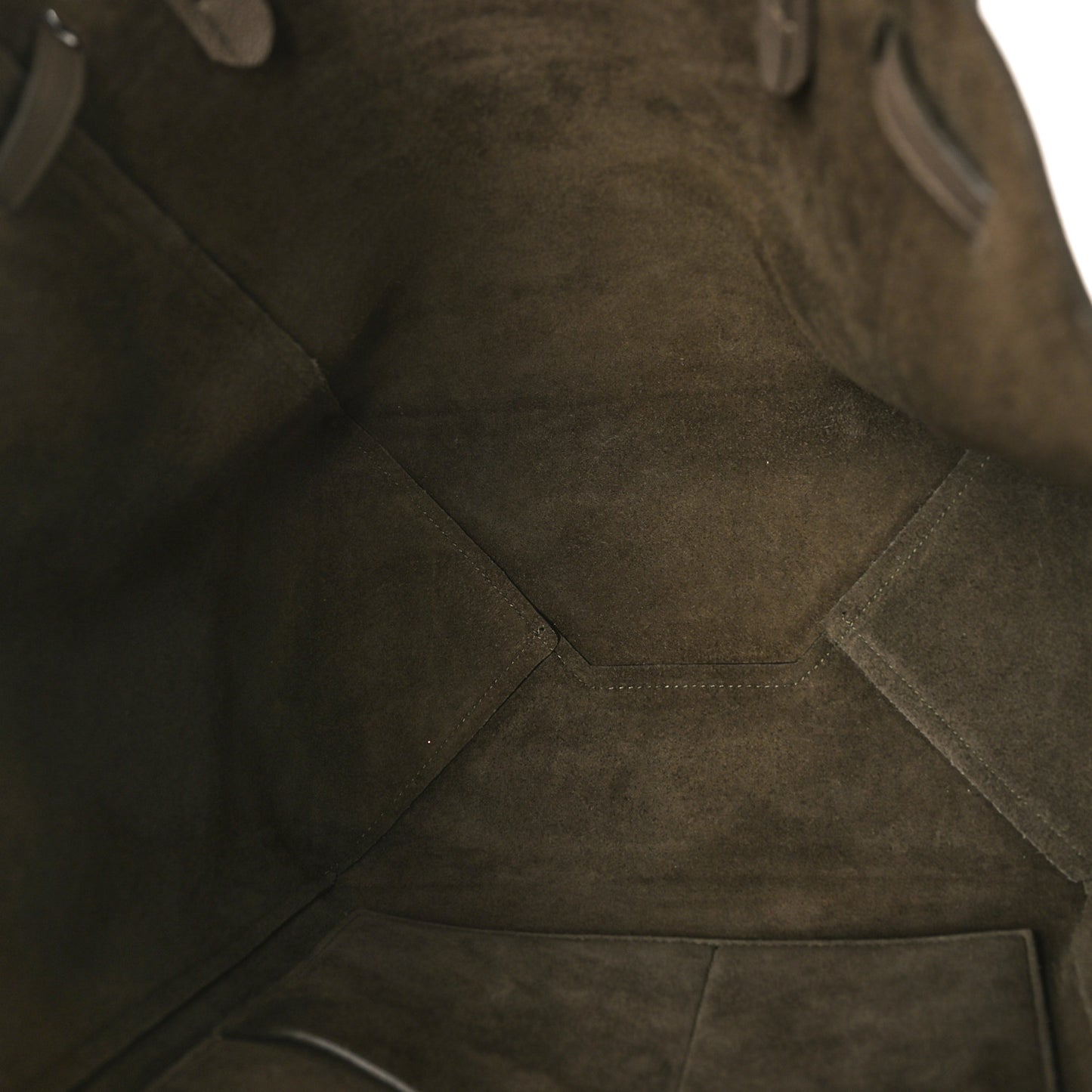 Soft Grained Calfskin Small Belt Cabas Phantom Taupe