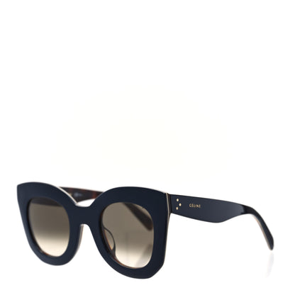 Celine Sunglasses CL 41098/F/S Blue Havana 1 of 7