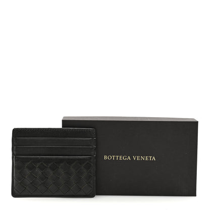Bottega Veneta Nappa Intrecciato VN Card Case Black 8 of 8