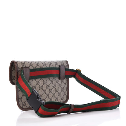 Gucci GG Supreme Monogram Neo Vintage Web Belt Bag Brown 3 of 7
