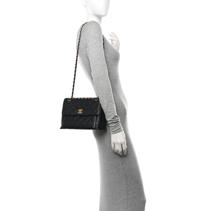 Chanel Caviar Quilted Medium Single Flap Black 2 of 11