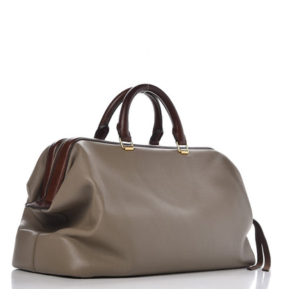 Celine Satin Calfskin Long Frame Doctor Bag Taupe 3 of 9