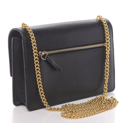 Mulberry Small Classic Grain Cheyne Clutch Black 3 of 10