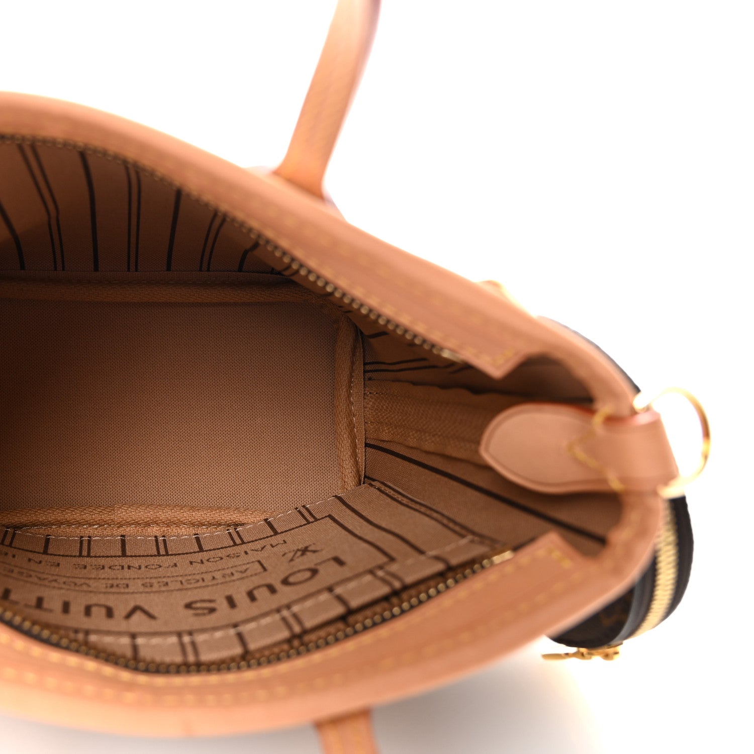Louis Vuitton Monogram Neverfull BB Beige 5 of 9