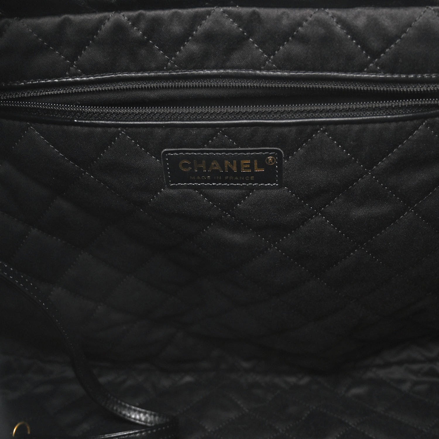 Chanel Shiny Calfskin Quilted Chanel 22 Black 7 of 11
