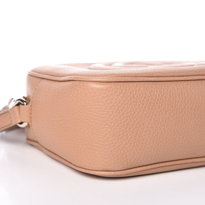 Gucci Pebbled Calfskin Small Soho Disco Bag Camelia 8 of 10