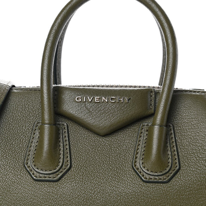 Givenchy Sugar Goatskin Mini Antigona Khaki 10 of 10