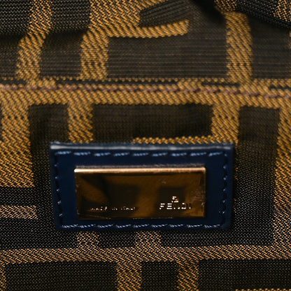 Fendi Denim Spalmati Woven Spy Bowler Blue 6 of 10