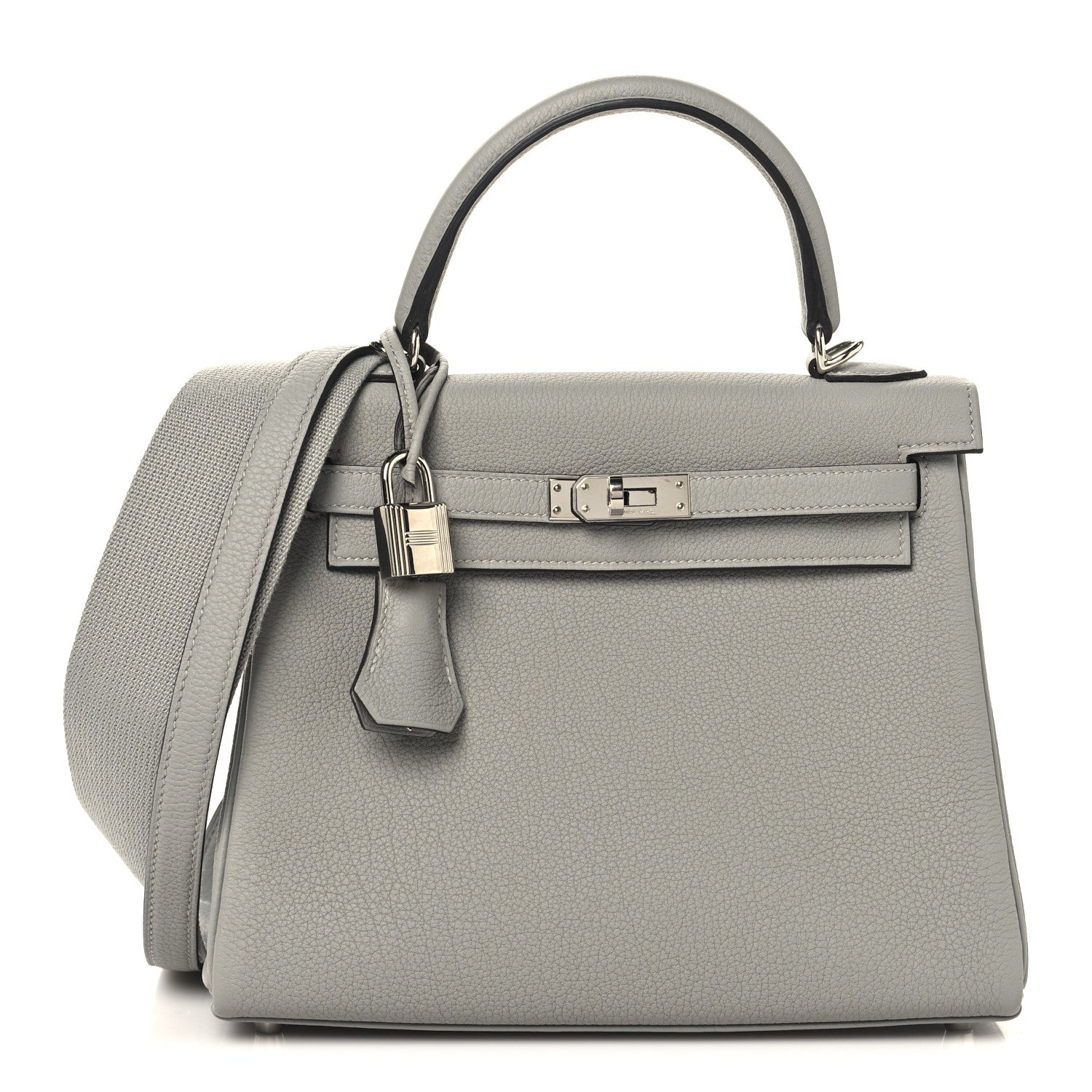 Hermes Togo Kelly Retourne 25 Gris Mouette 1 of 13