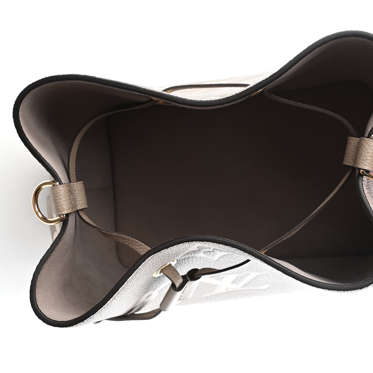 Louis Vuitton Empreinte Monogram Giant Neonoe MM Tourterelle Creme 4 of 4