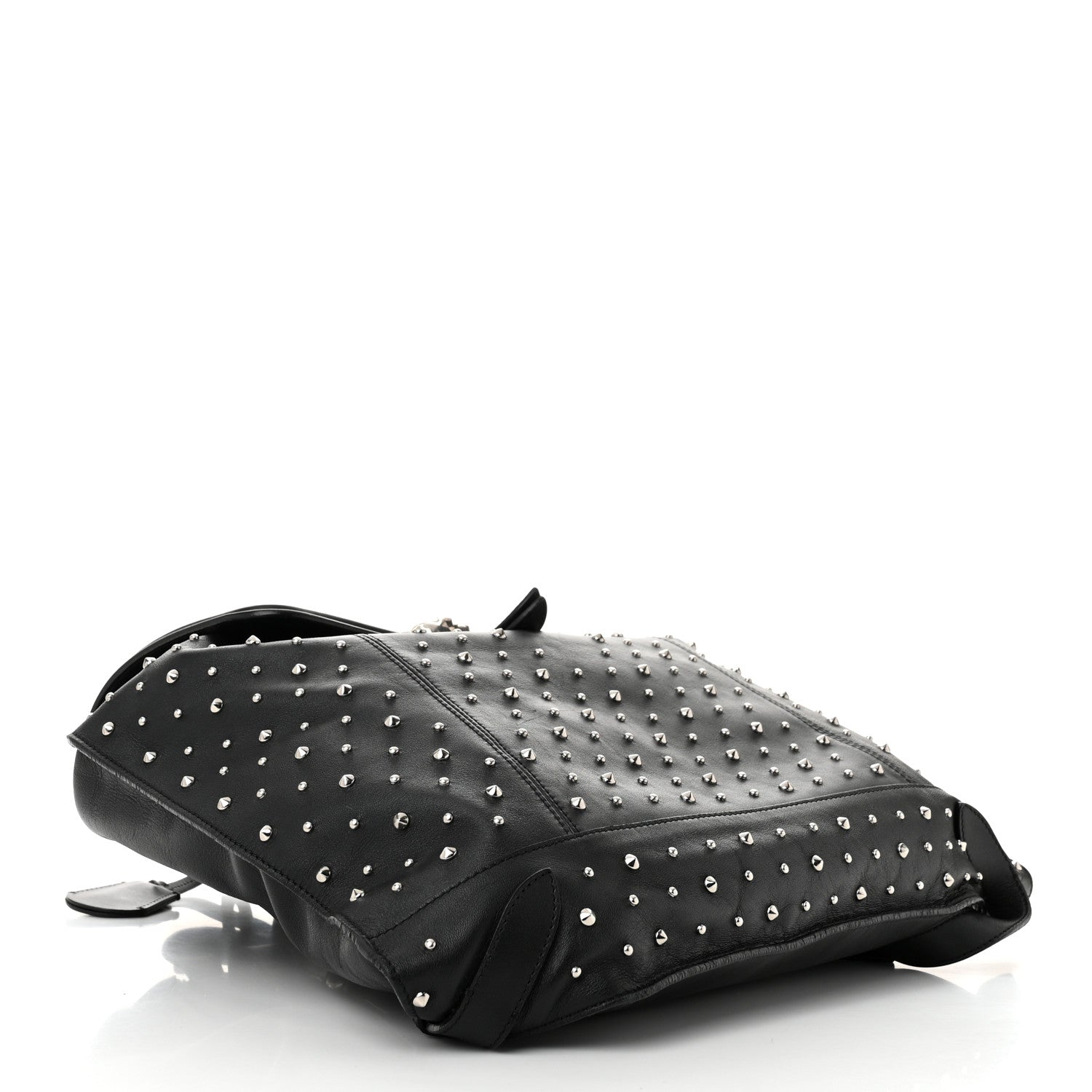 Alexander McQueen Calfskin Studded Padlock Backpack Black 4 of 11