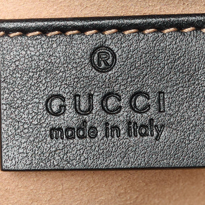 Gucci Calfskin Matelasse Small GG Marmont Chain Shoulder Bag Black 6 of 11
