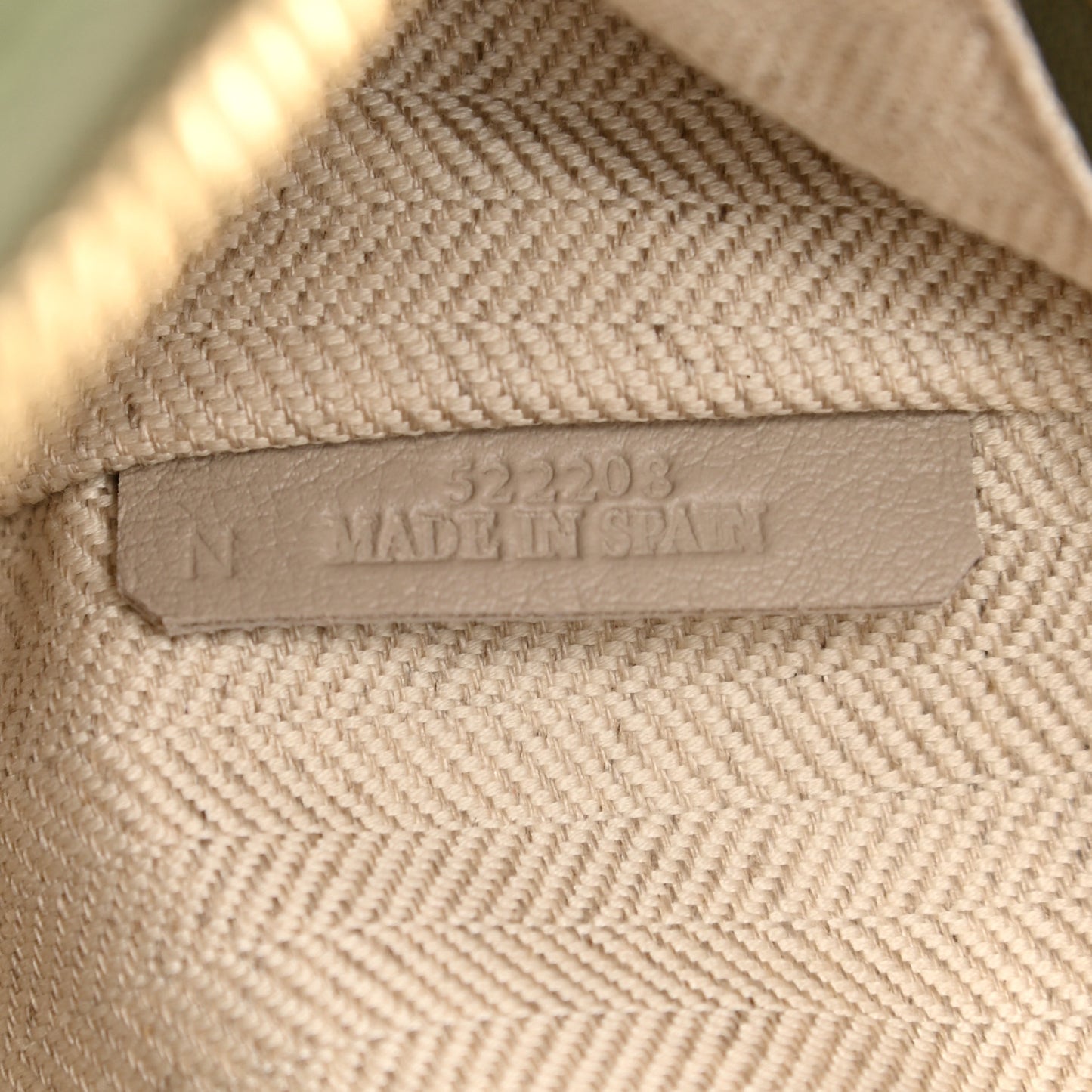 Jacquard Anagram Calfskin Small Cubi Bag Avocado Green