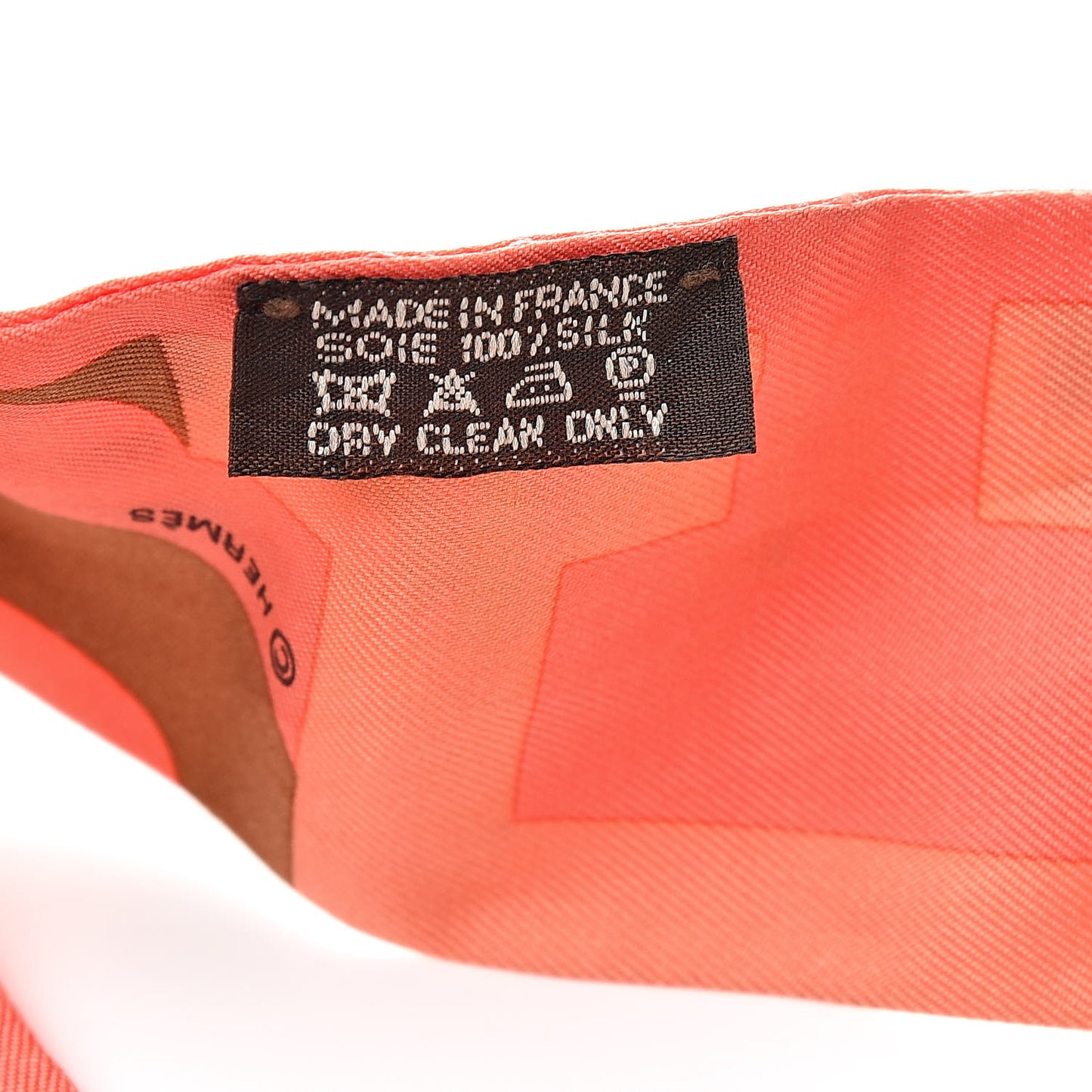 Silk Capitales Twilly Corail Tilleul Tabac