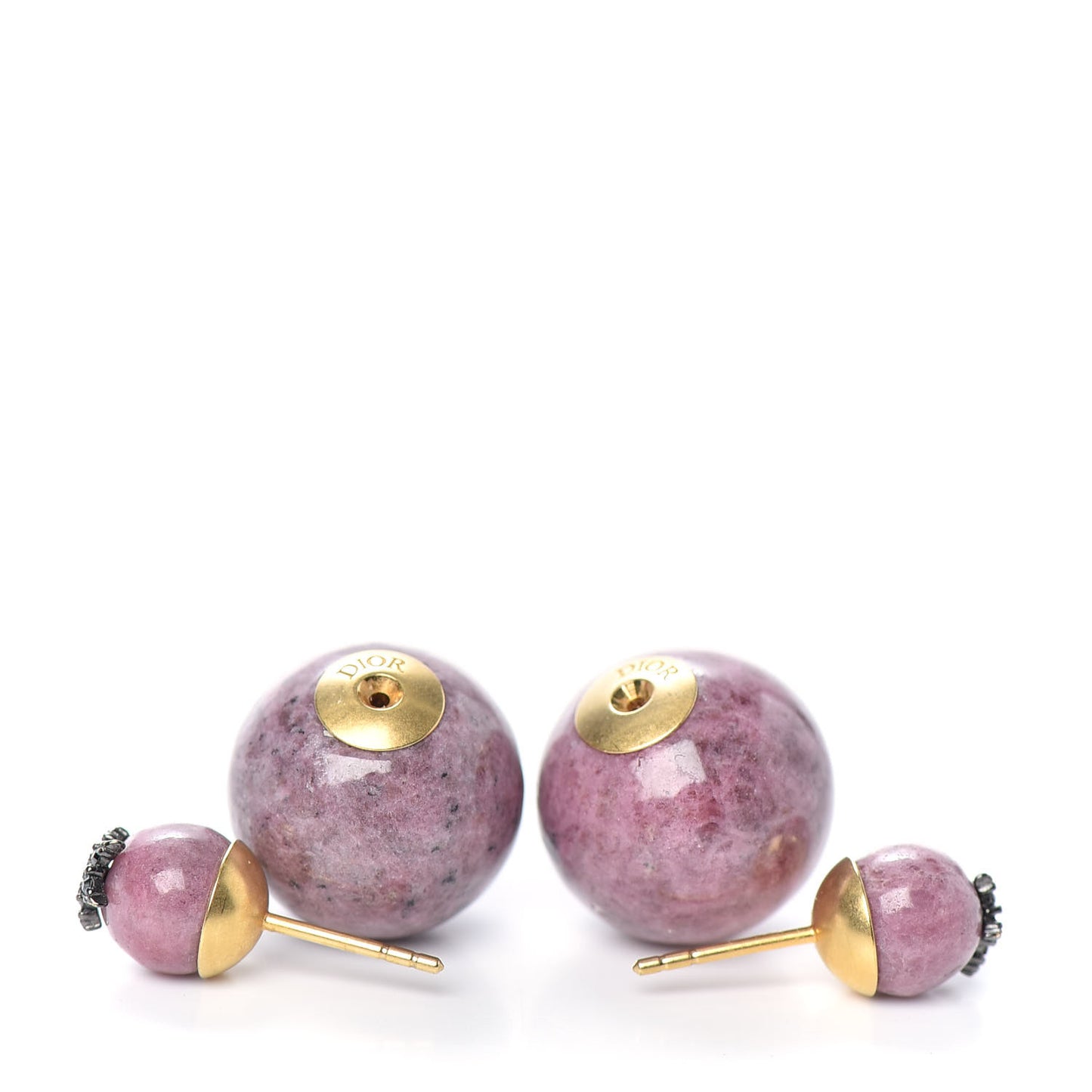 Crystal Star Mise En Dior Tribal Earrings Purple