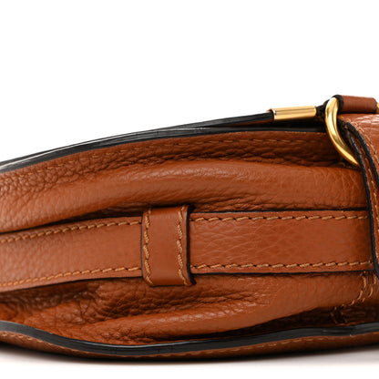 Chloe Calfskin Mini Marcie Round Crossbody Bag Tan 10 of 15