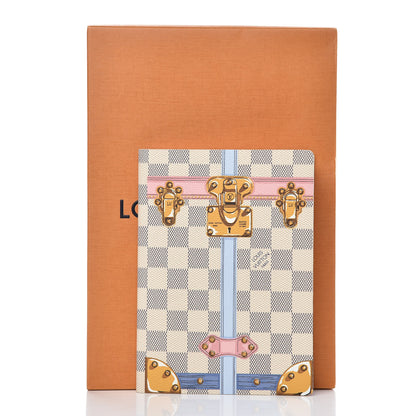 Louis Vuitton Damier Azur Summer Trunks Clemence Notebook MM 7 of 7