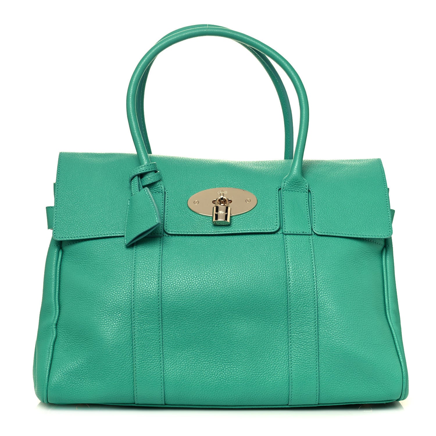 Mulberry Classic Grain Calfskin Small Bayswater Satchel 1 of 15