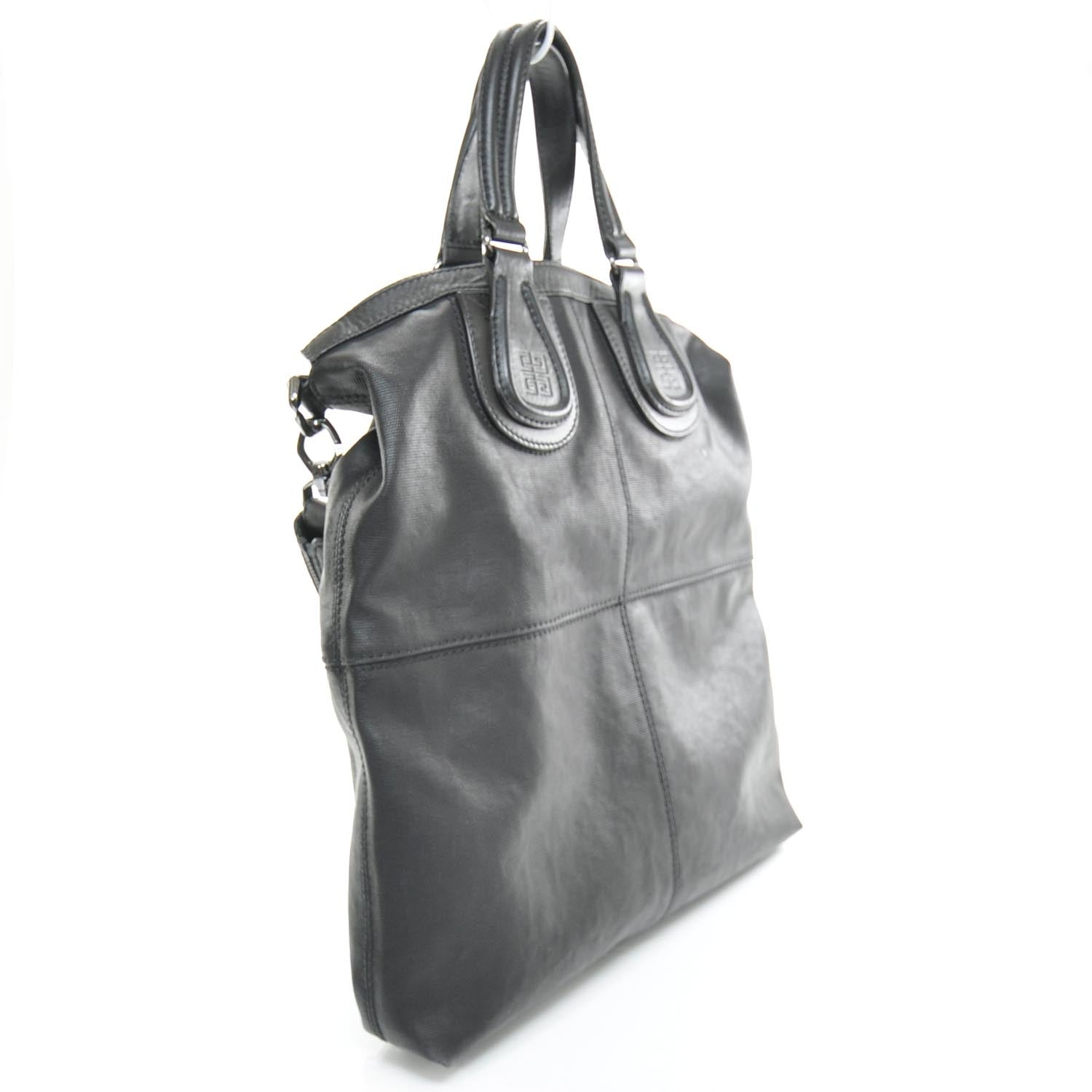 Givenchy Leather Canvas North South Nightingale Black 3 of 10
