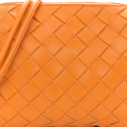 Bottega Veneta Nappa Intrecciato Mini Loop Camera Bag Tangerine 7 of 9