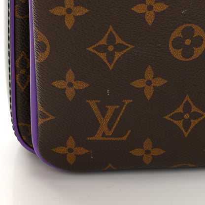 Louis Vuitton Monogram Macassar Trio Messenger Purple 12 of 14