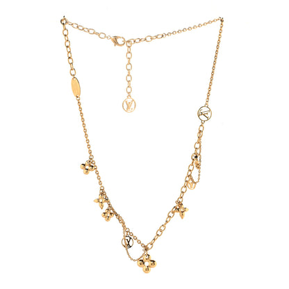 Louis Vuitton Metal Blooming Supple Necklace Gold 3 of 7