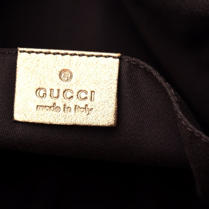 Gucci Monogram Medium Web Tote Pink Gold 6 of 10