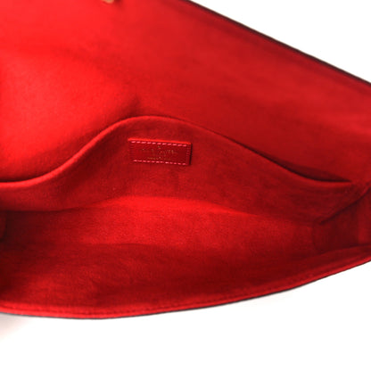 Louis Vuitton Damier Ebene Pochette Felicie Chain Wallet 5 of 10