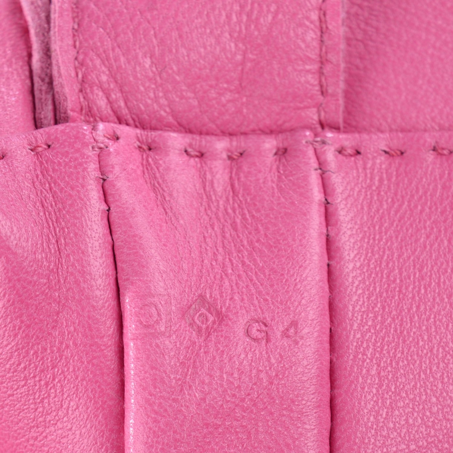 Hermes Milo Lambskin Clou De Selle Pouch Rose Tyrien 12 of 14