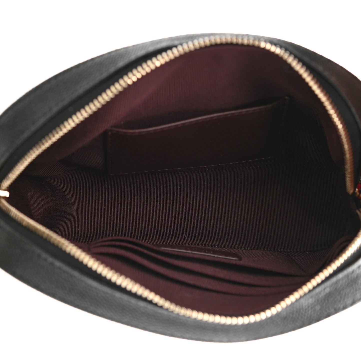 Caviar Quilted Vanity With Chain Black