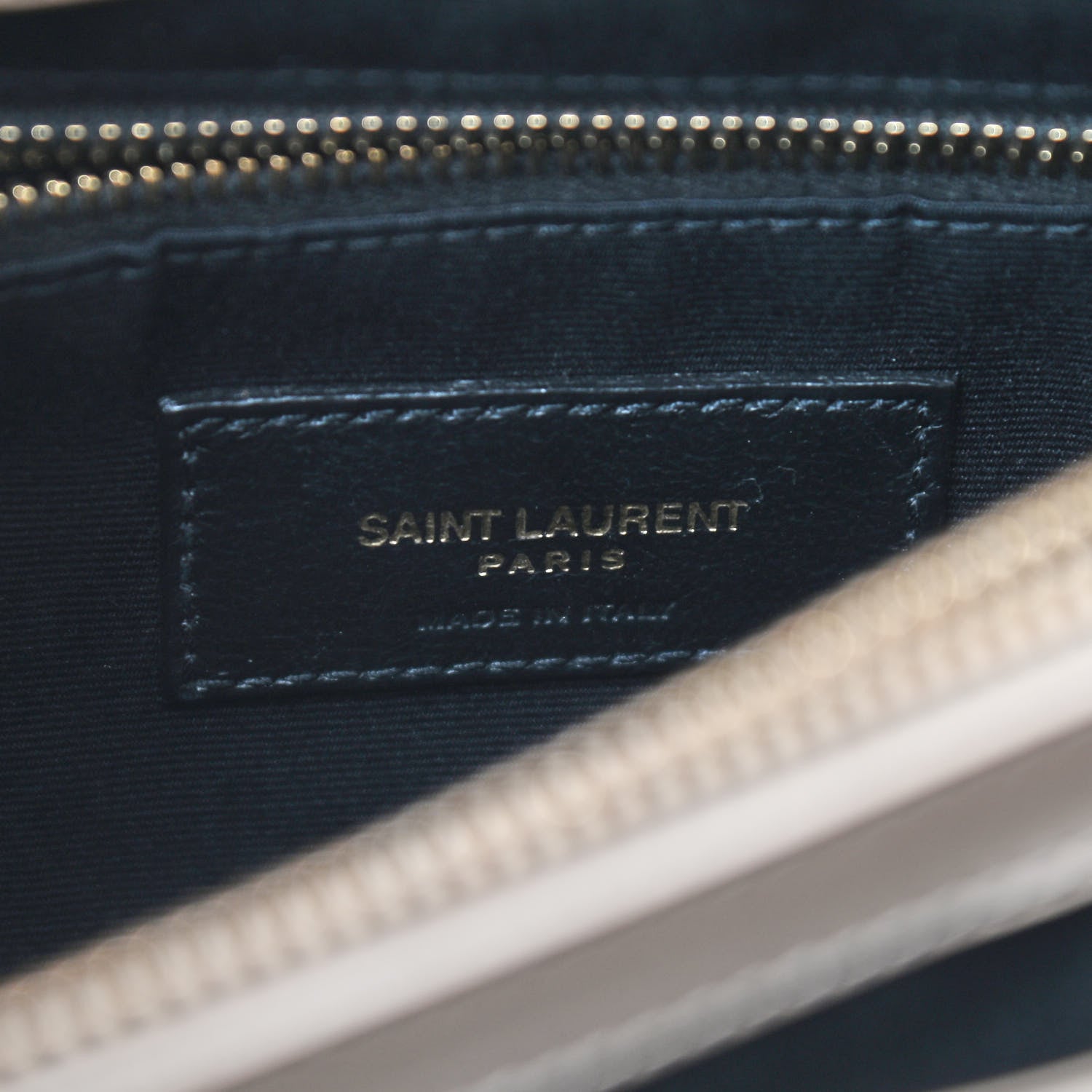 Saint Laurent Calfskin Y Quilted Monogram Medium Loulou Chain Satchel Nude Powder 6 of 14