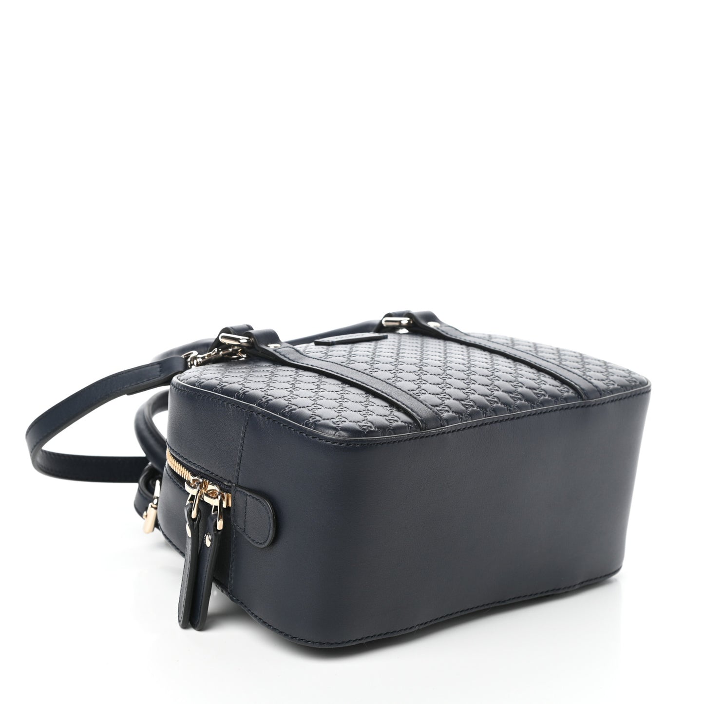 Soft Microguccissima Small Crossbody Bag Blue